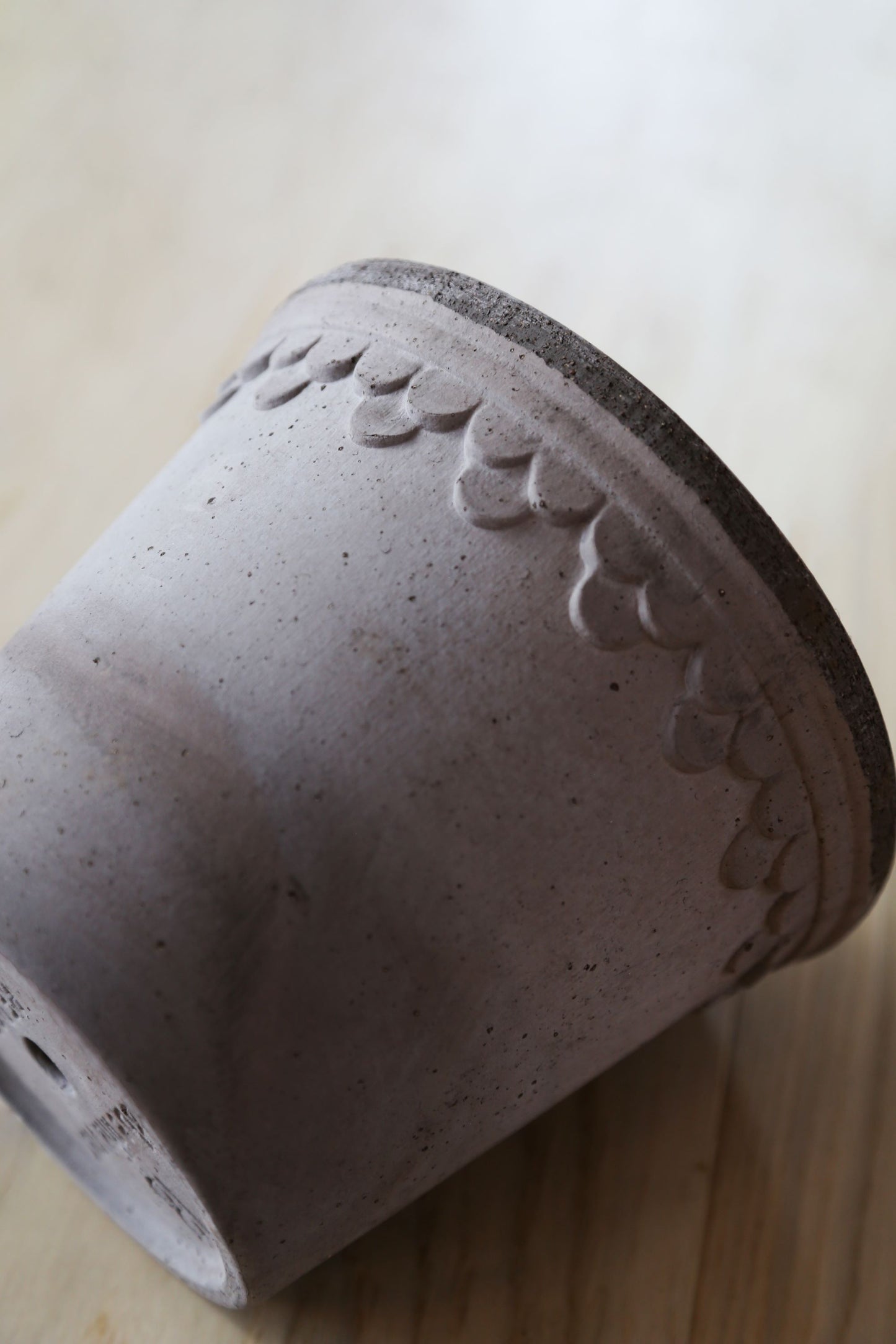 Københavner Krukke med skål 21cm, Grå