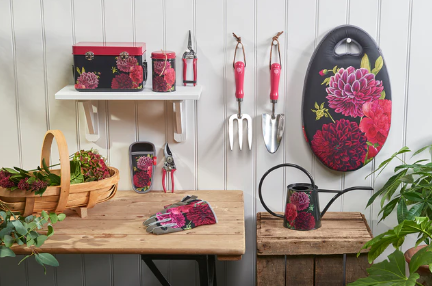 Ulike hageredskaper i serien British Bloom fra Burgon & Ball
