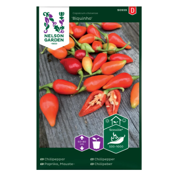 Frø til dyrking av Chilli Biquinho