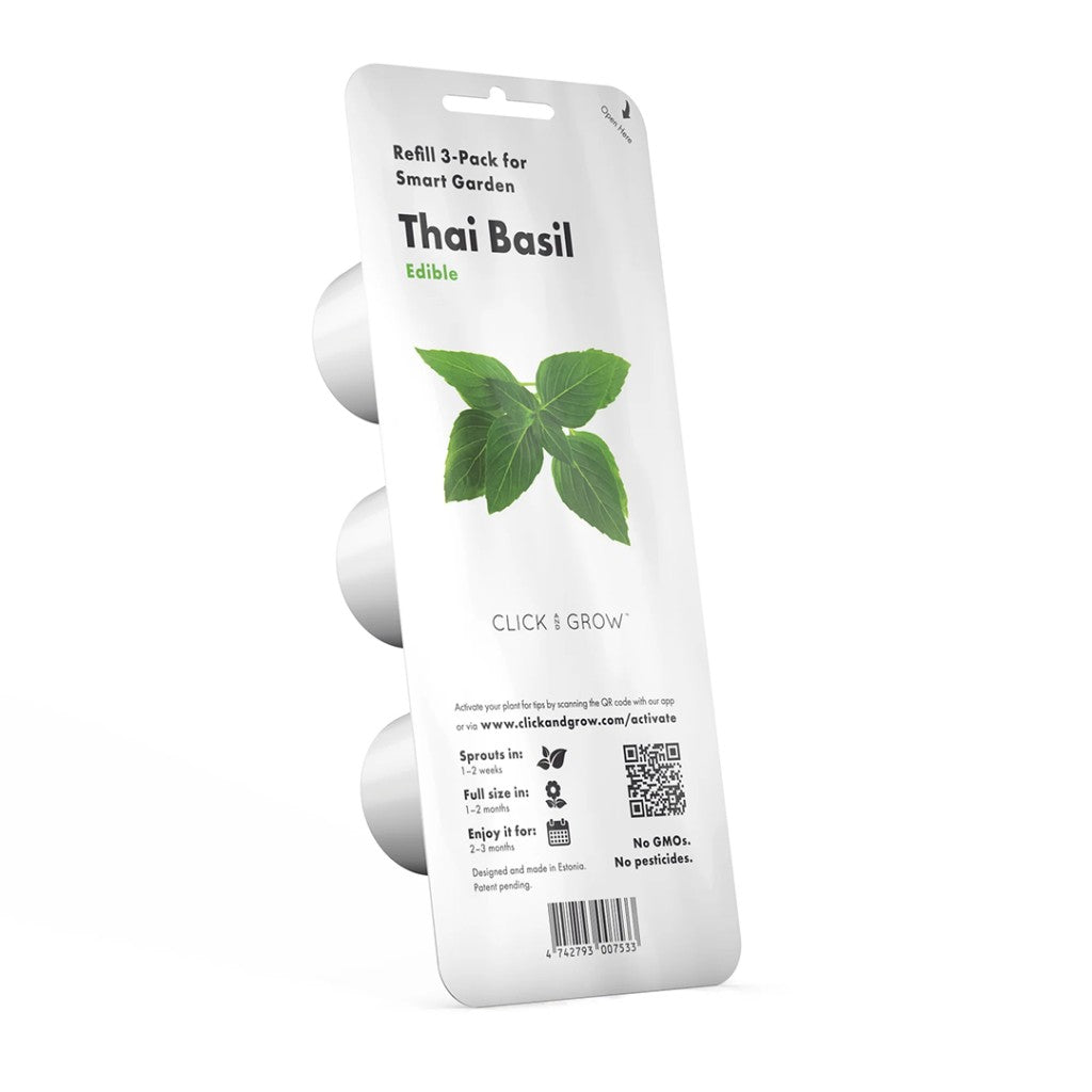 Click & Grow Smart Garden Refill 3-pack – Thai Basil