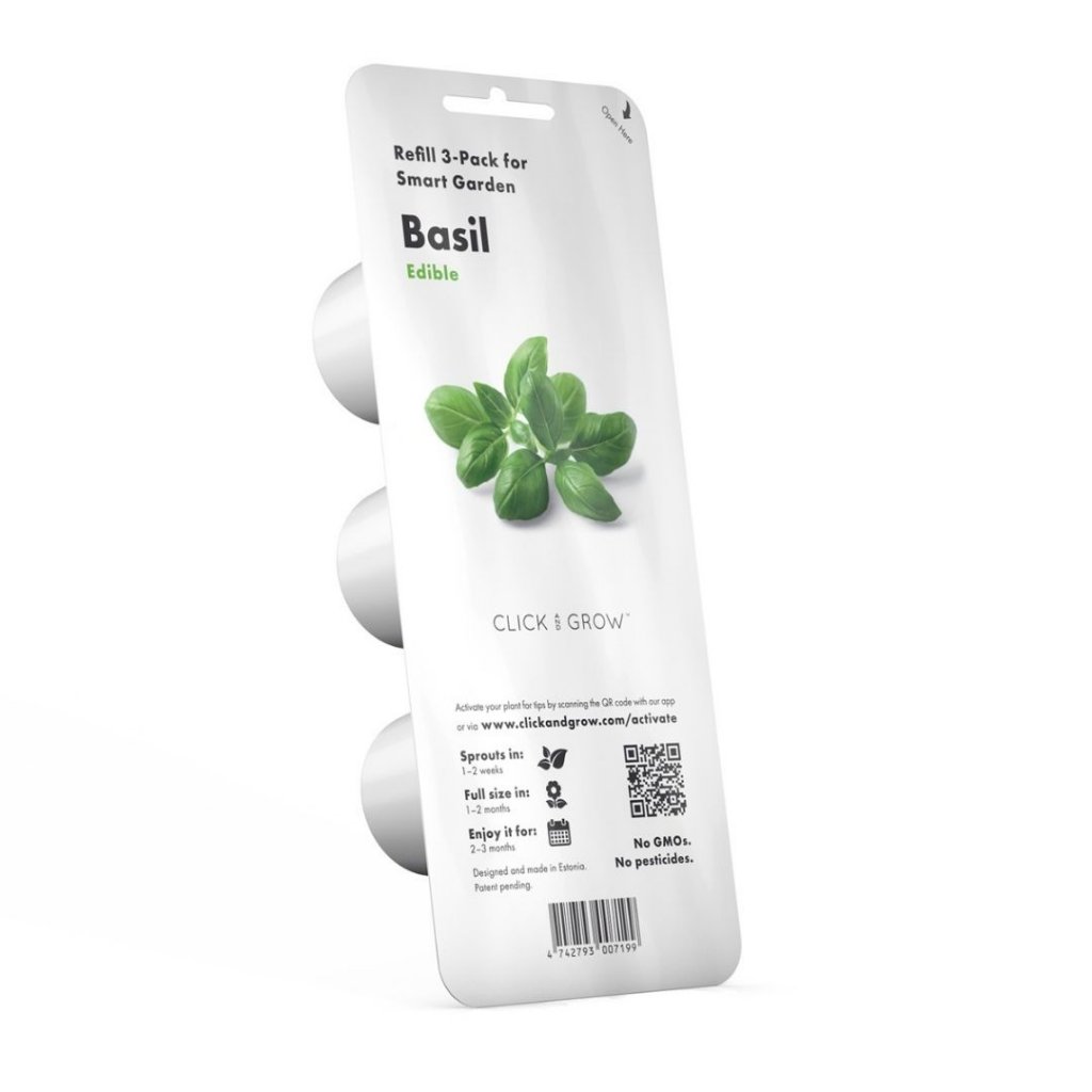 Click & Grow Smart Garden Refill 3-pack – Basilikum