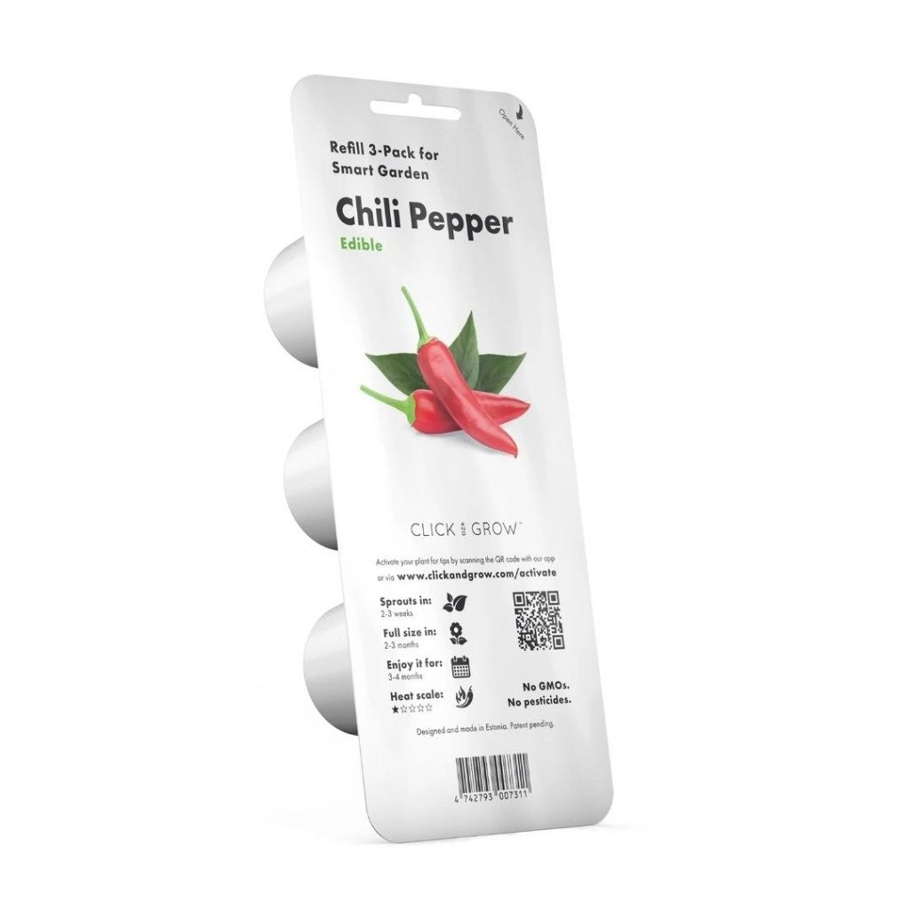Click & Grow Smart Garden Refill 3-pack – Chilipepper