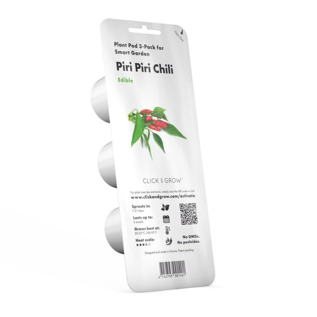 Click & Grow Smart Garden Refill 3-pack – Piri Piri Chili
