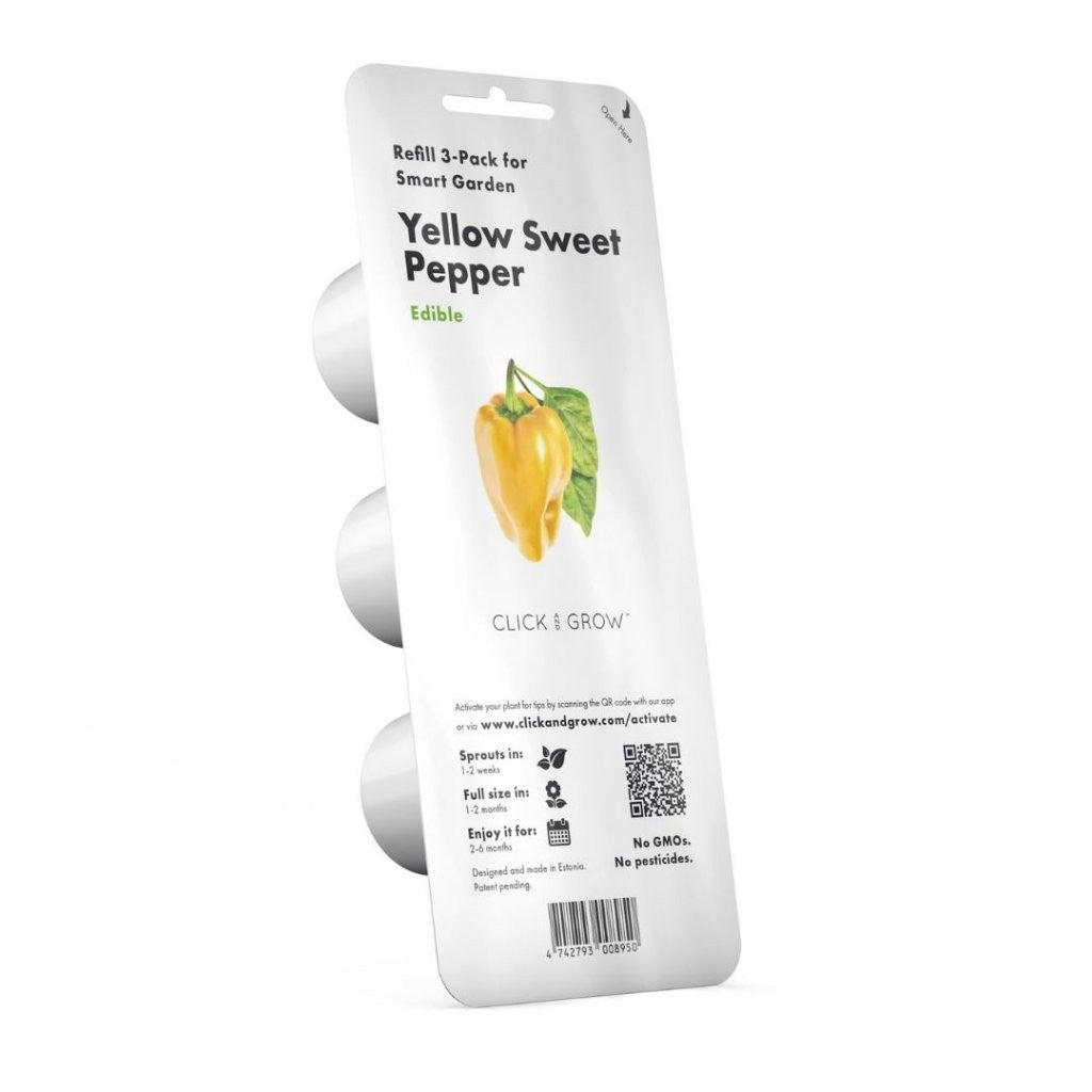 Click & Grow Smart Garden Refill 3-pack – Gul paprika