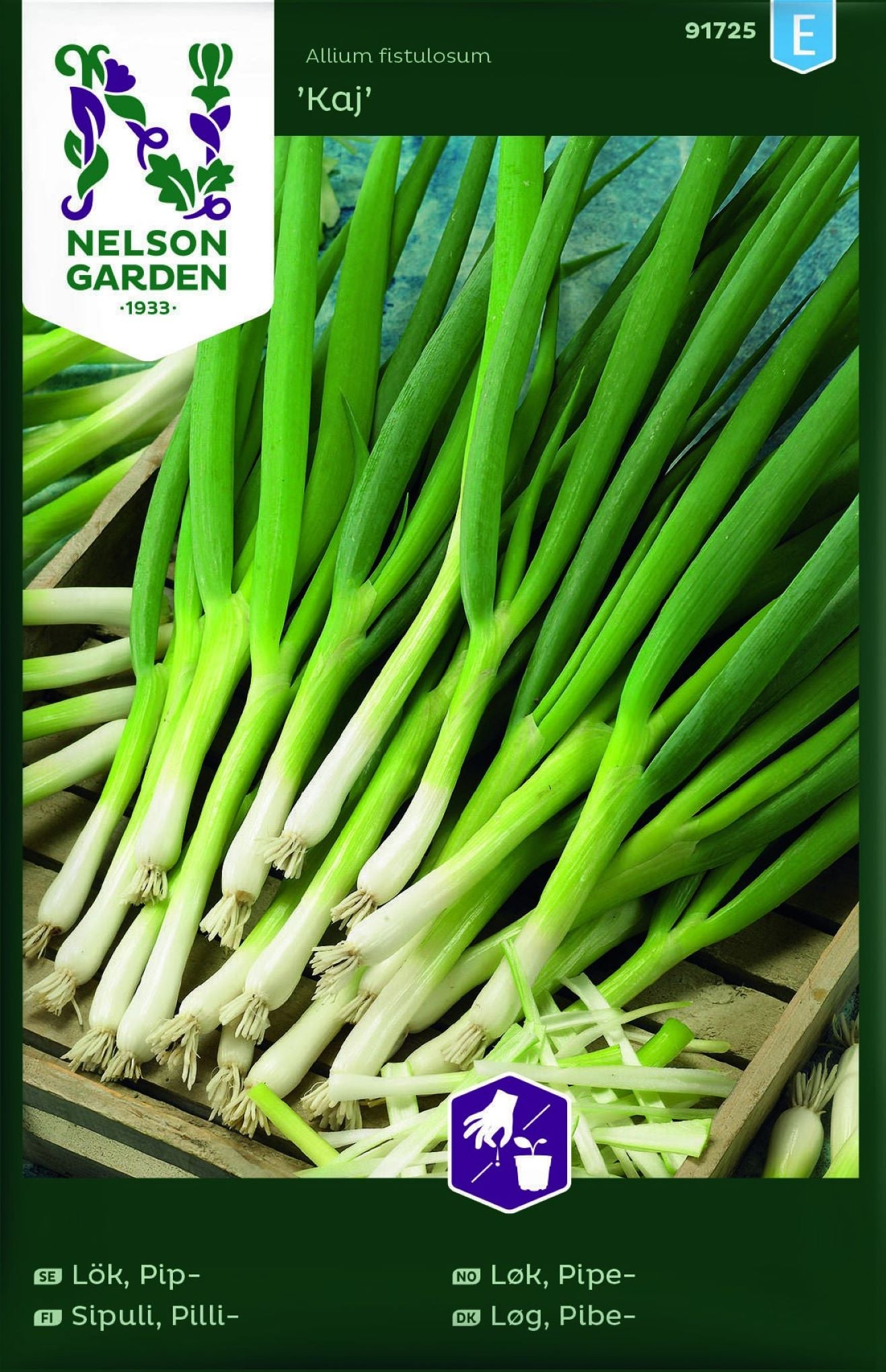 Frøpose med pipeløk ‘Kaj’ fra Nelson Garden