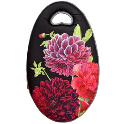 Komfortabel knepute med EVA- og minneskum, RHS British Bloom-design med pioner og georginer.