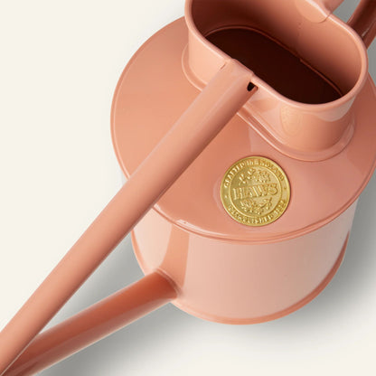 Sideprofil av Rowley Ripple 1 L Pink Clay vannkanne i pulverlakkert galvanisert stål
