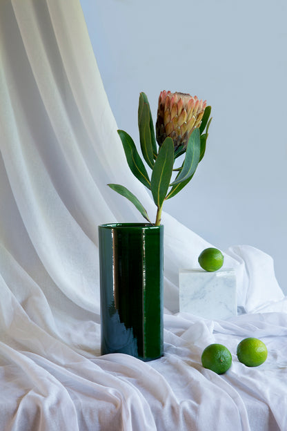 ROMEO glasert vase Ø12 cm, H24 cm – Håndlaget keramikk fra Bergs Potter