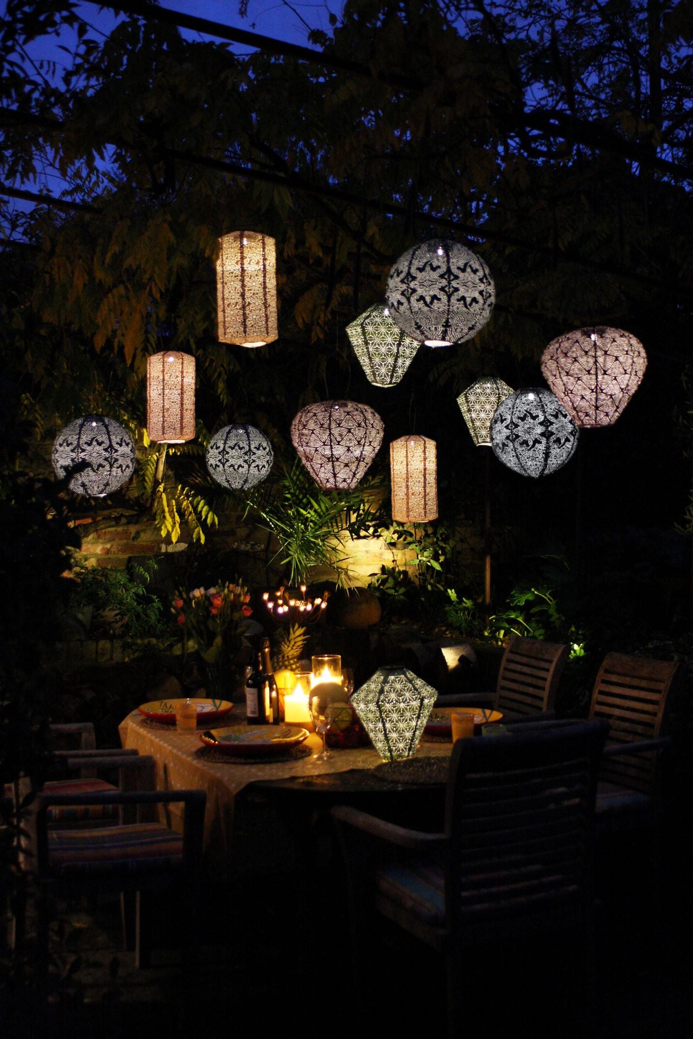 solcellelykter til uteplass og balkong