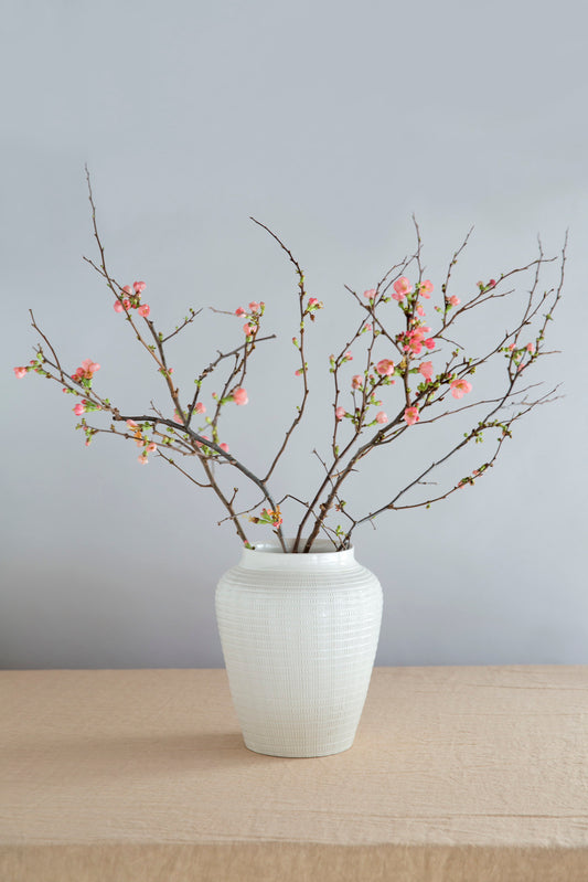 WILLOW glasert vase
