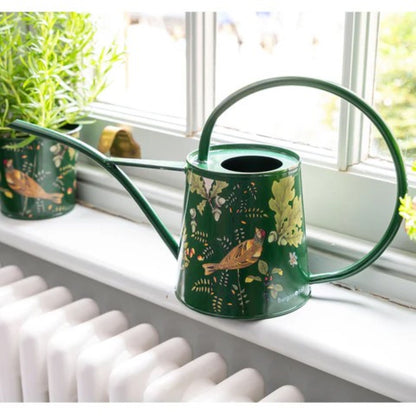 Elegant innendørskanne i stål med Woodland Wonders-mønster