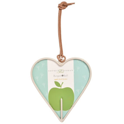 Hjerteformet fuglemater til eple fra Sophie Conran for Burgon & Ball