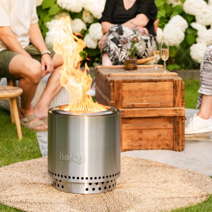 FirePit Cozy H36 – Røykfri peis for 6-8 personer på uteplasser og hager