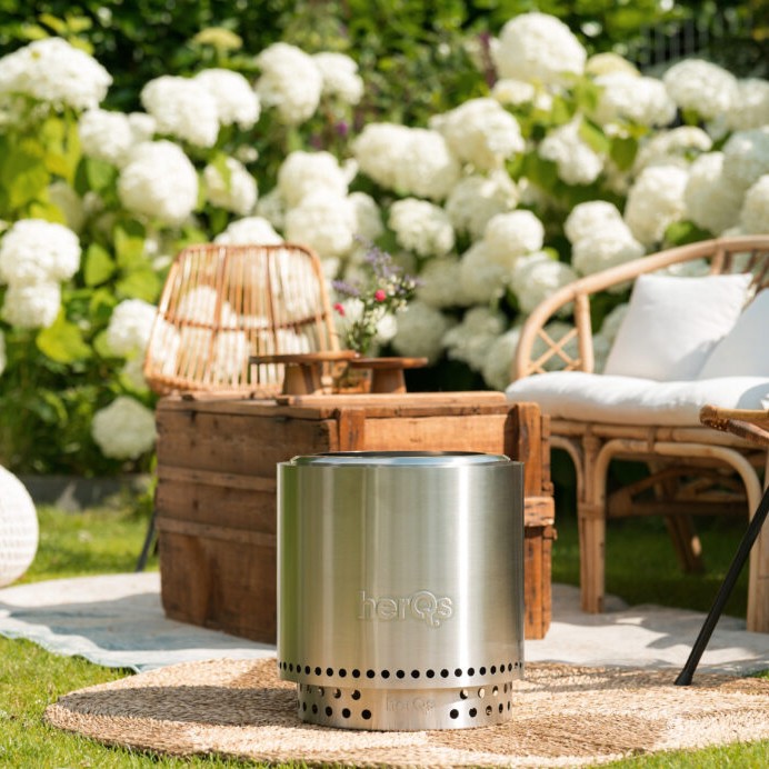 FirePit Cozy H36 – Røykfri peis for 6-8 personer på uteplasser og hager