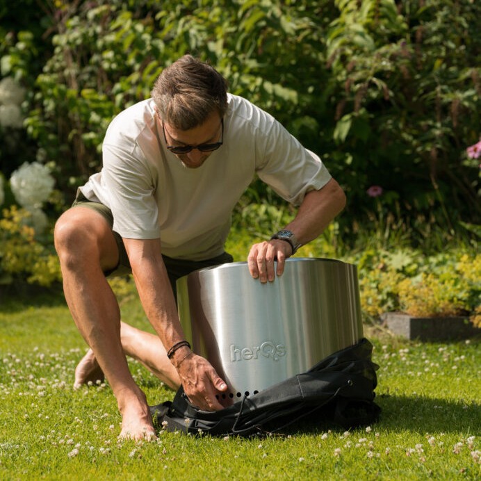 FirePit Cozy H36 – Røykfri peis for 6-8 personer på uteplasser og hager