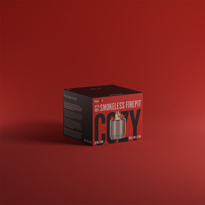 FirePit Cozy H36 – Røykfri peis for 6-8 personer på uteplasser og hager