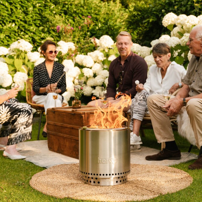 FirePit Cozy H36 – Røykfri peis for 6-8 personer på uteplasser og hager