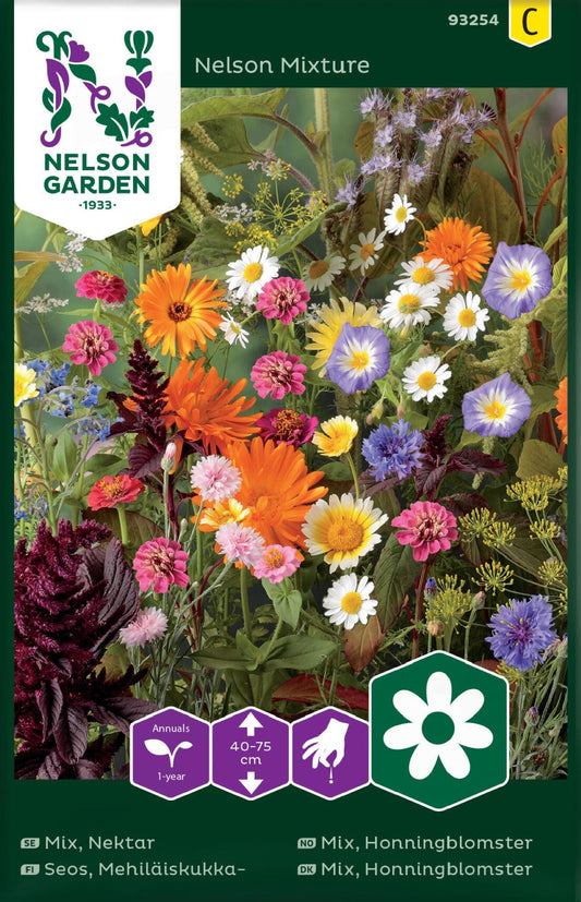 Honningblomster som tiltrekker bier og pollinatorer