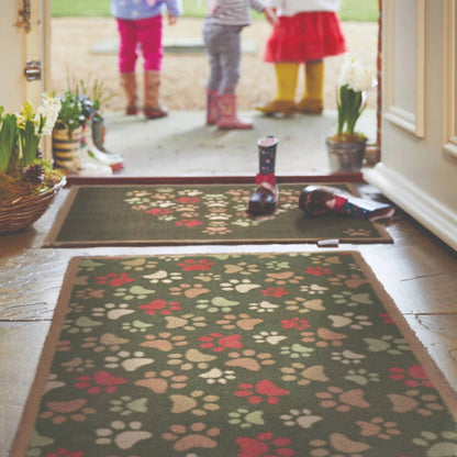 Hug Rug Paws for Love løper som holder smuss og våte poter borte fra gulvet