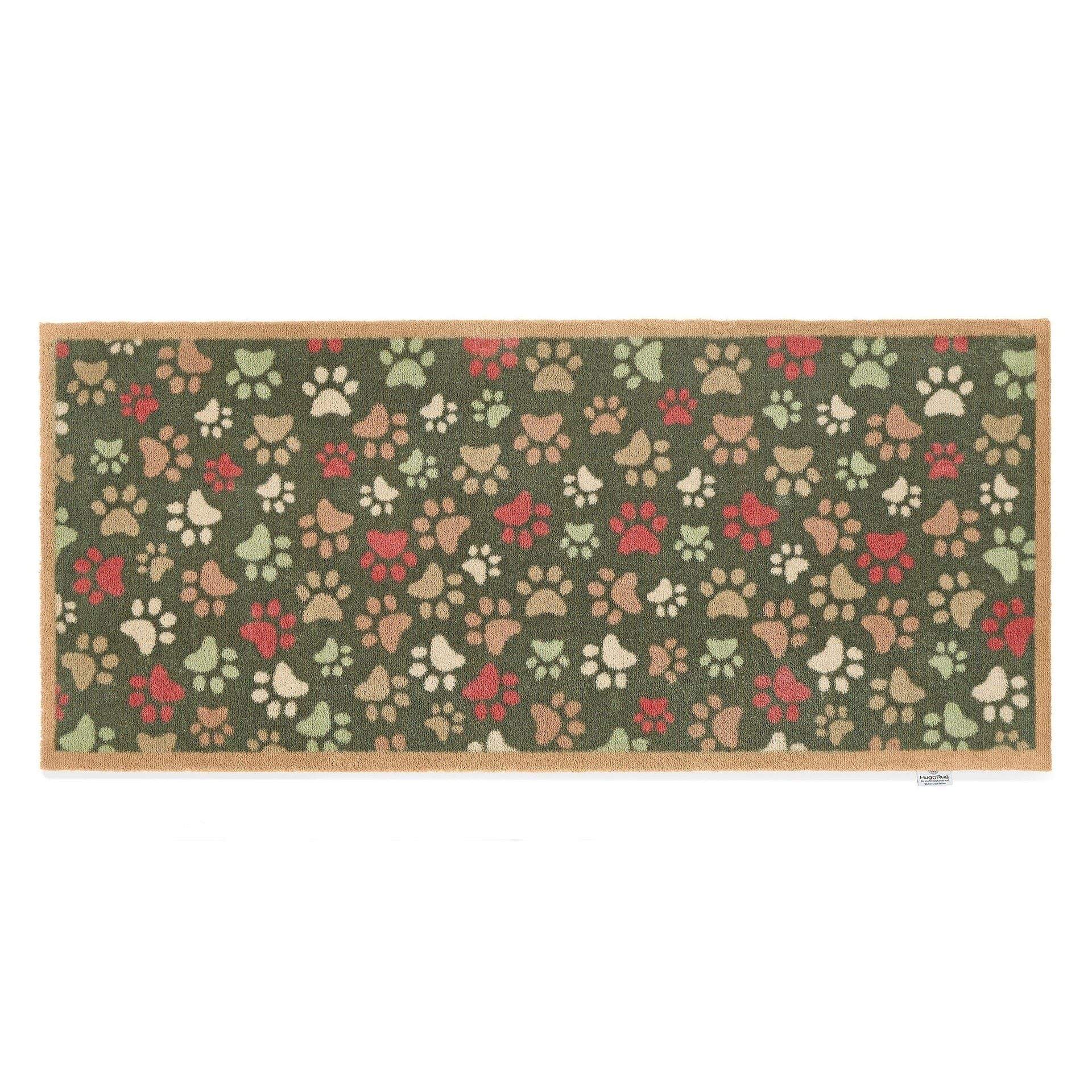 Hug Rug Paws for Love vaskbar løper med potetrykk 65 × 150 cm
