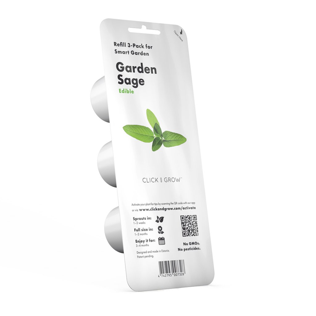 Click and Grow Smart Garden – Refill Salvie (3-pack)