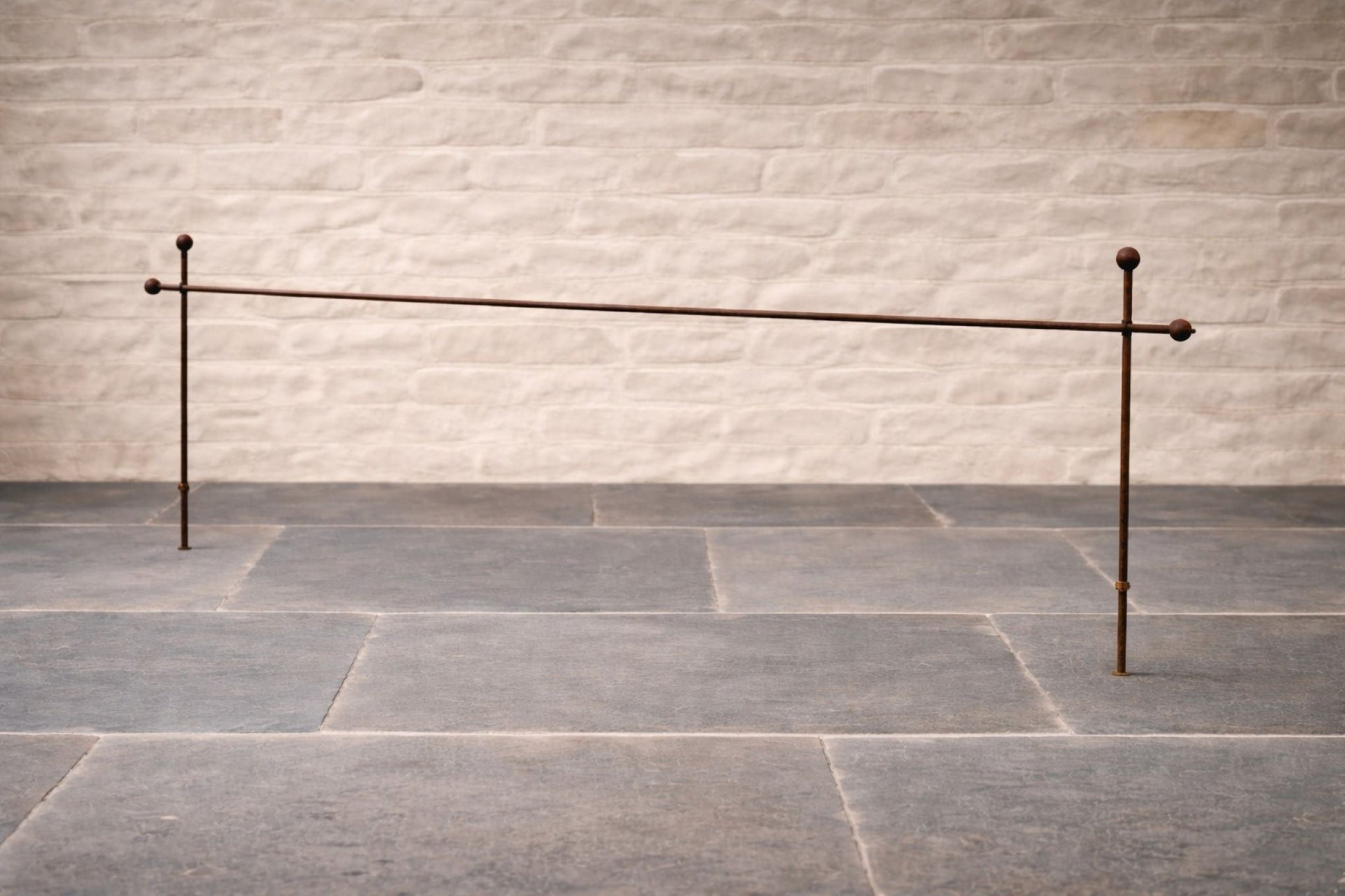 Muntons espalier i stål for epletrær, 60 x 200 cm, med naturlig rustpatina