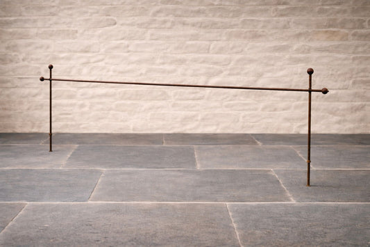 Muntons espalier i stål for epletrær, 60 x 200 cm, med naturlig rustpatina