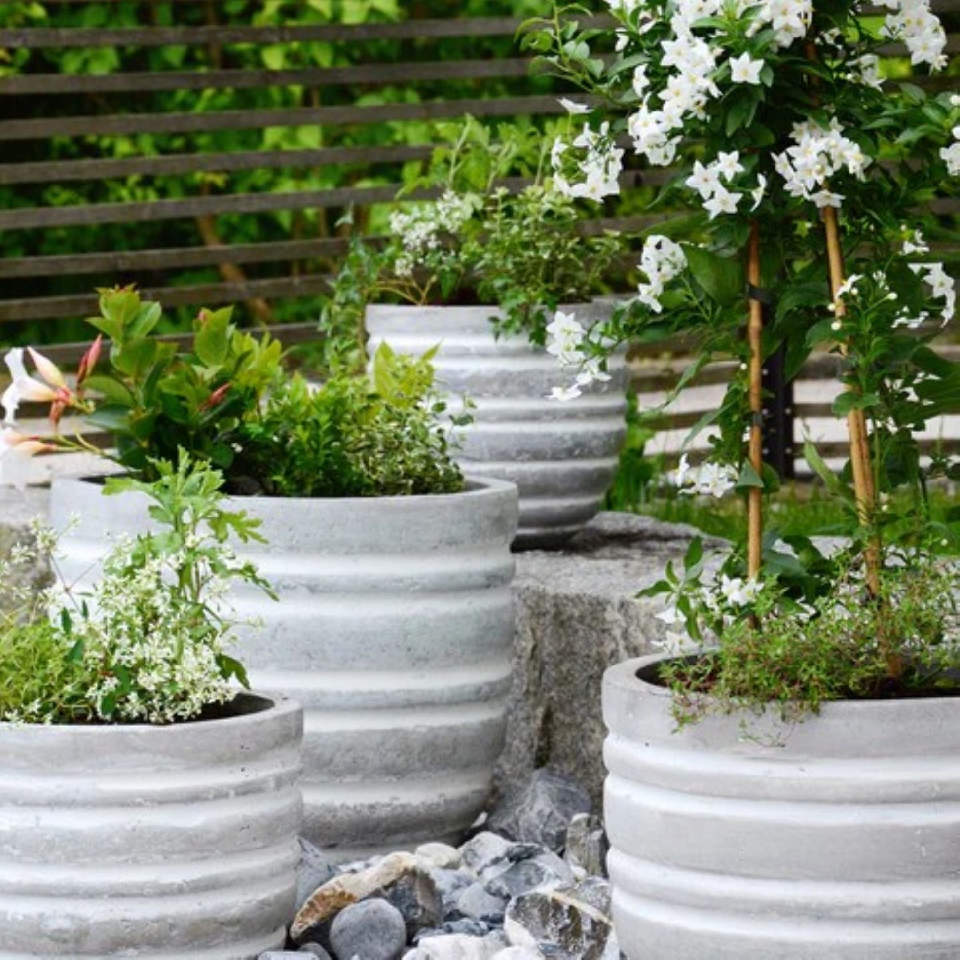 3 deler hageredskap til plantekasser og krukker for balkong og hage