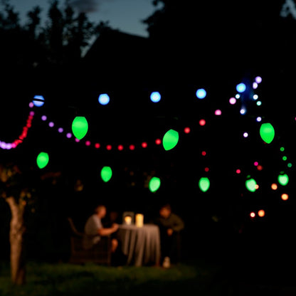 Globe Cone Smart Light Chain – Varig og værbestandig lyskjede for uteplass og hage