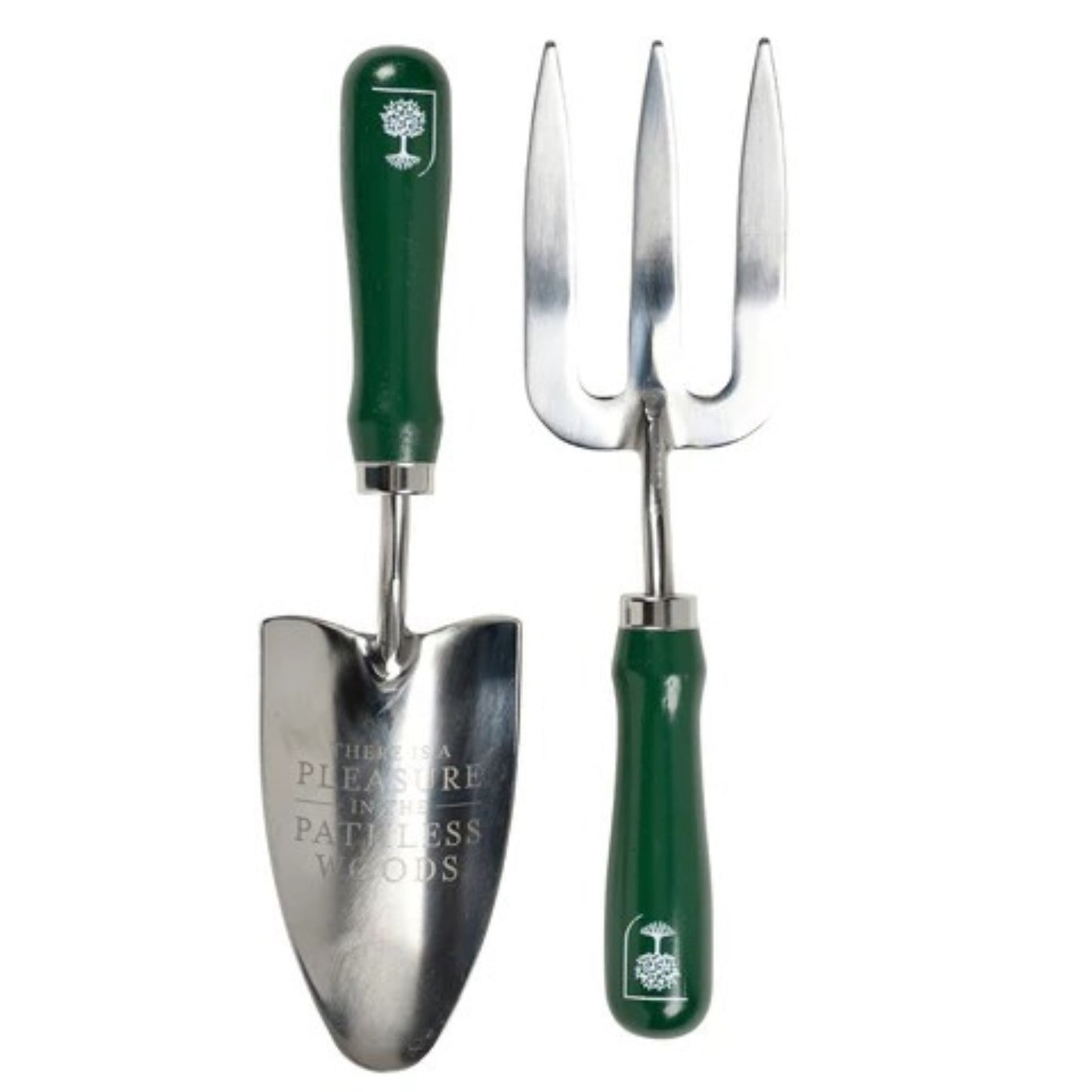 Håndspade og håndgaffel i Woodland Wonders-design